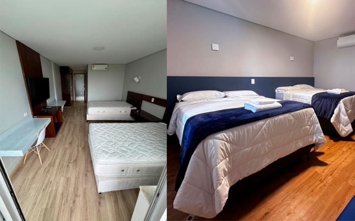 Veja antes e depois do Hotel 5 Estrelas, na Toca II