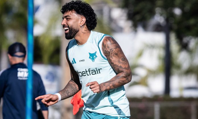 Gabigol tem se mostrado feliz no Cruzeiro