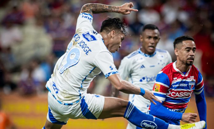 Kaio Jorge marcou gol contra o Fortaleza