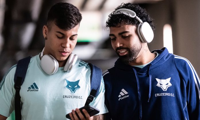 kaiojorgegabigolcruzeiro Kaio Jorge e Gabigol, atacantes do Cruzeiro