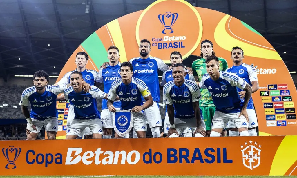 Cruzeiro em jogo da Copa do Brasil