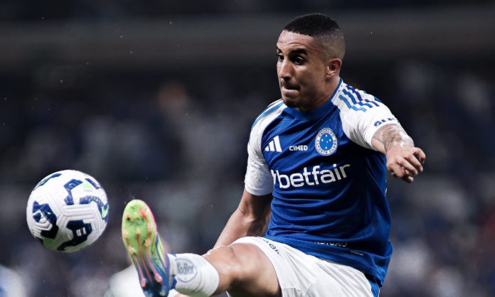 Christian em jogo contra o Palmeiras (Foto: Gustavo Aleixo/Cruzeiro)