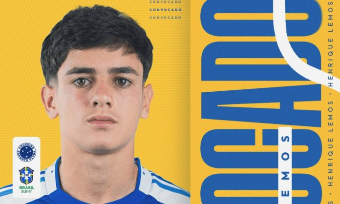 Henrique Lemos, filho de Fagner, do Cruzeiro