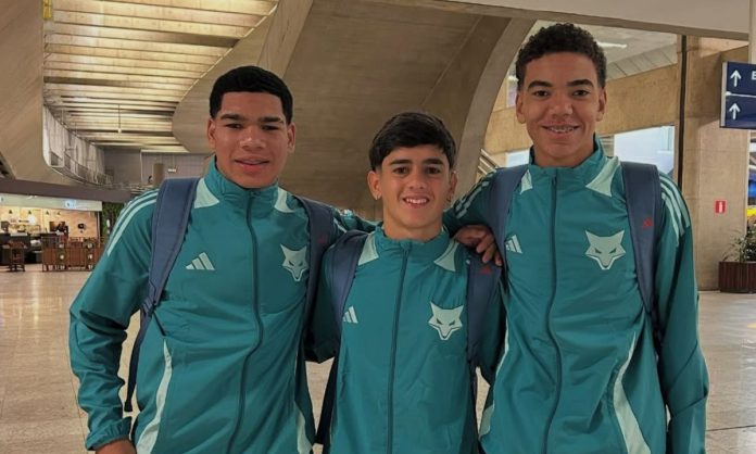 Henrique Lemos, Júlio César e Thaylon em viagem para Salvador