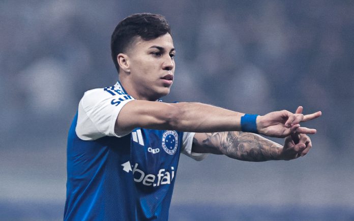 Kaio Jorge, atacante do Cruzeiro (Foto: Gustavo Martins/Cruzeiro) Kaio Jorge, atacante do Cruzeiro (Foto: Gustavo Martins/Cruzeiro)