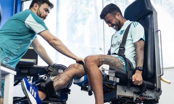 Matheus Henrique está no DM do Cruzeiro há mais de dois meses