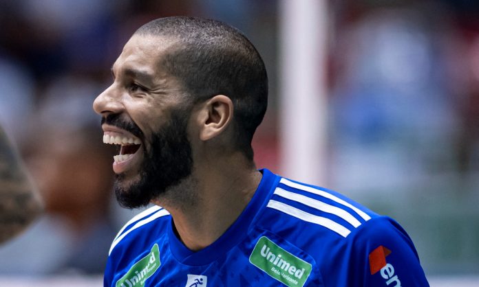 Wallace, oposto do Sada Cruzeiro (Foto: Agência i7/Sada Cruzeiro)