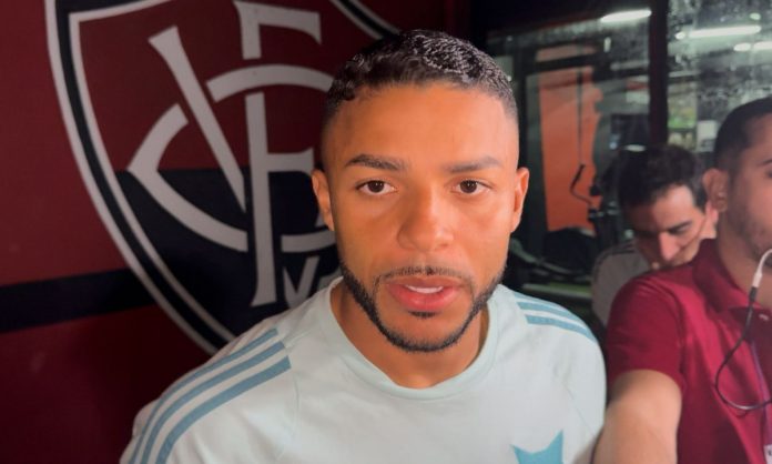 Wanderson fez um bom jogo contra o Vitória