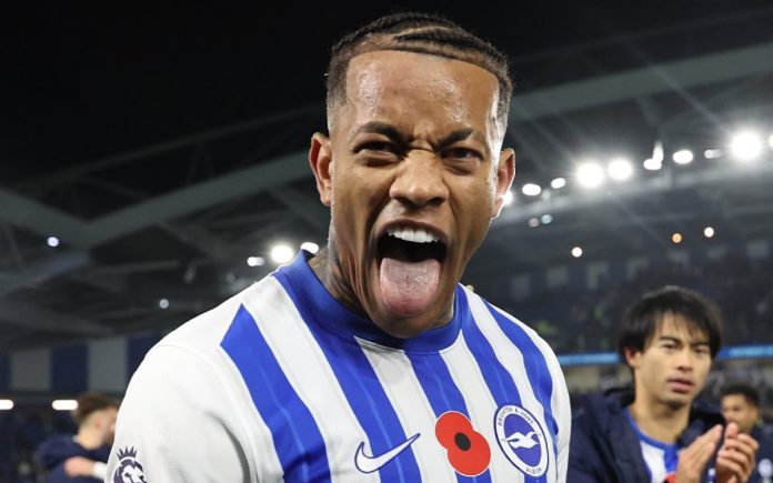 Igor Júlio, do Brighton, da Inglaterra