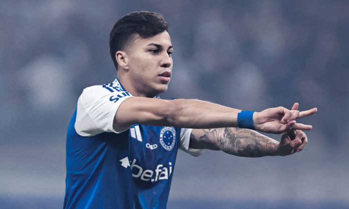kaiojorgekcruzeiro Kaio Jorge faz comemoração do K contra o Palmeiras