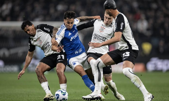 Kaio Jorge em ação em jogo na Neo Química Arena (Foto: Marco Galvão/Cruzeiro) Kaio Jorge em ação em jogo na Neo Química Arena (Foto: Marco Galvão/Cruzeiro)