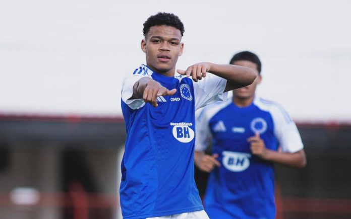 Dudu, atacante do Cruzeiro Sub-17 (Divulgação/Cruzeiro)
