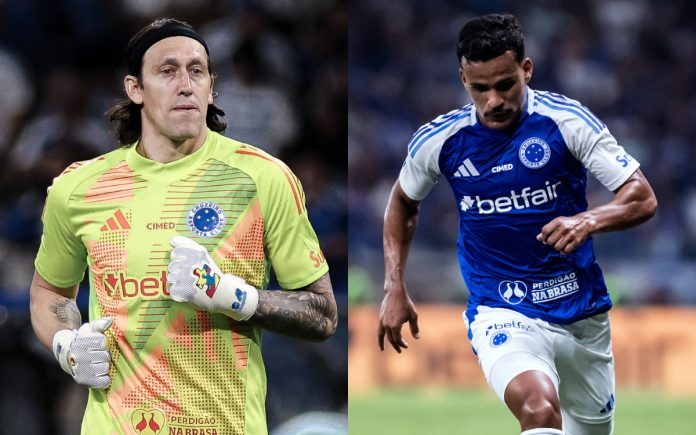 Cássio e Kaiki jogaram as 12 partidas do Cruzeiro pelo Brasileiro (Foto: Gustavo Aleixo/Cruzeiro)
