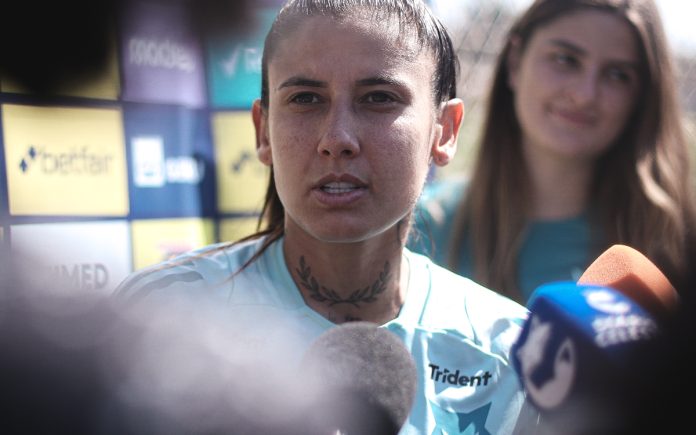 Gaby Soares, atacante do Cruzeiro (Foto: Gustavo Martins/Cruzeiro)