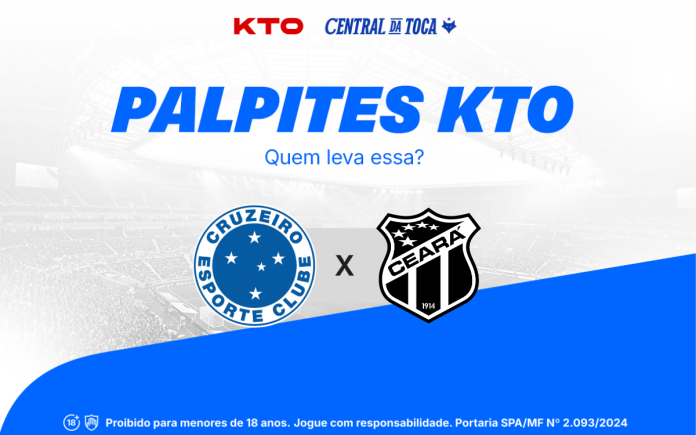 Cruzeiro x Ceará: palpites KTO