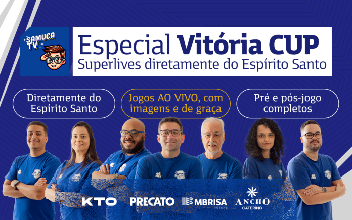 Samuca TV e Central da Toca farão a cobertura completa do Cruzeiro na Vitória Cup.