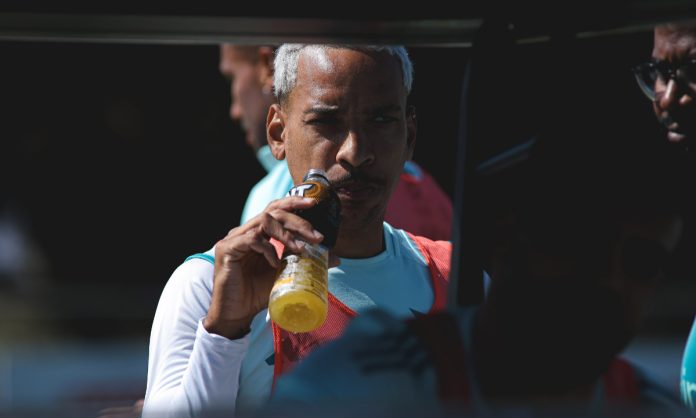Matheus Pereira em treino