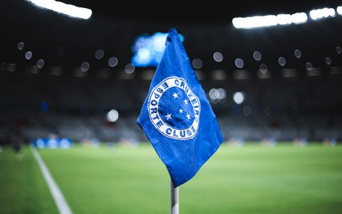 Bandeira do Cruzeiro no Mineirão, em BH