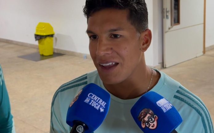 Lucas Romero, volante do Cruzeiro (Foto: Central da Toca/Samuca TV)