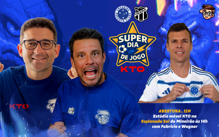 Super dia de jogo KTO terá Wagner e Fabrício
