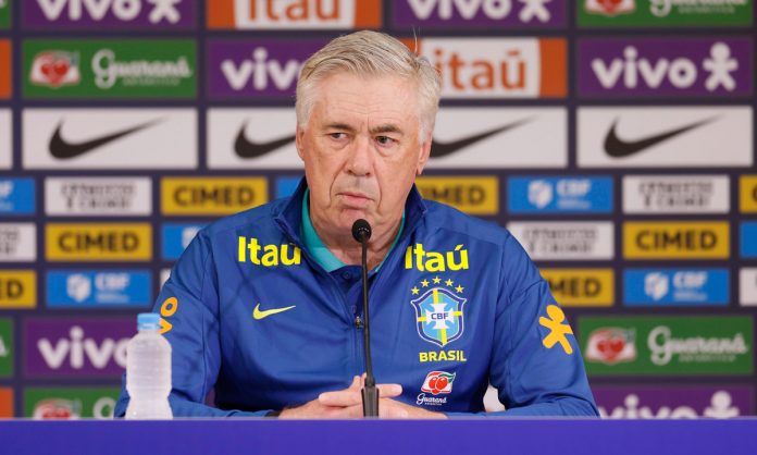 Carlo Ancelotti, técnico da Seleção Brasileira
