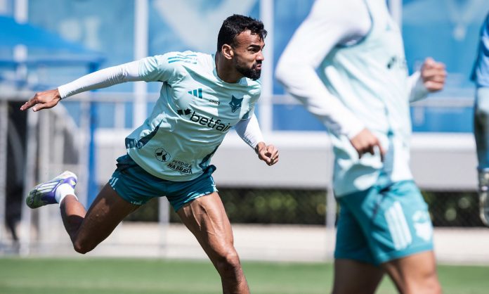 Fabrício Bruno em treinamento na Toca II