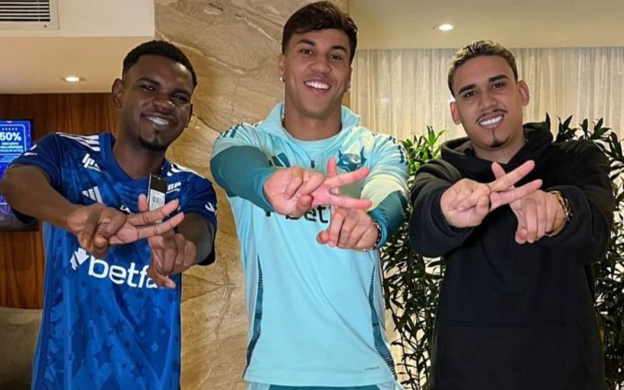 MC Negritin, Kaio Jorge e DJ Kaio VDM (Foto: Reprodução/Instagram)