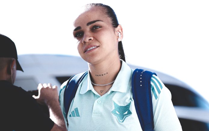 Letícia Ferreira, atacante do Cruzeiro (Foto: Gustavo Martins/Cruzeiro)