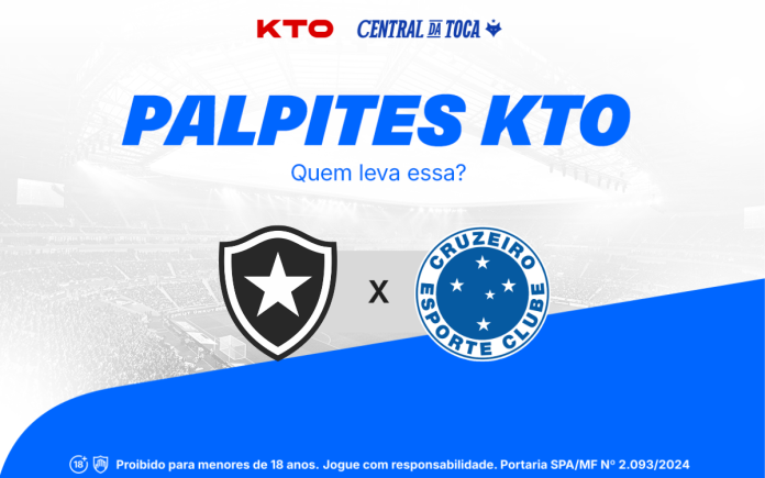 Palpites KTO para Botafogo x Cruzeiro