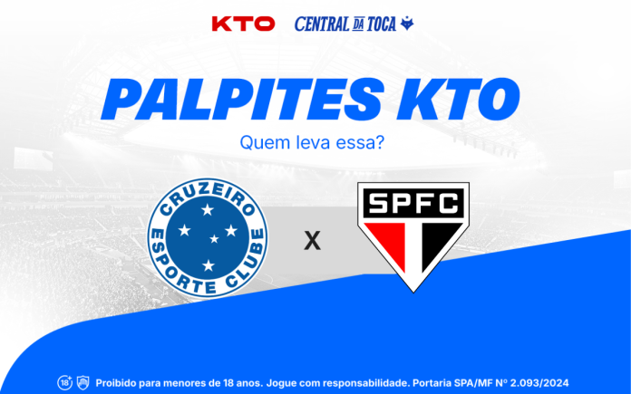 Palpites KTO para Cruzeiro e São Paulo