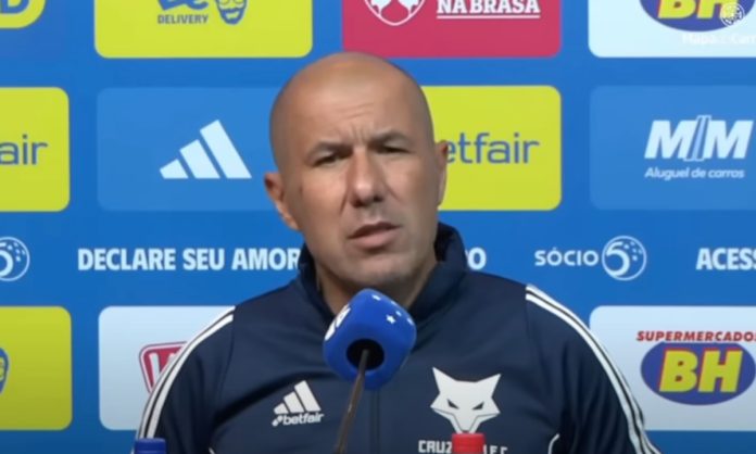 Leonardo Jardim, treinador do Cruzeiro
