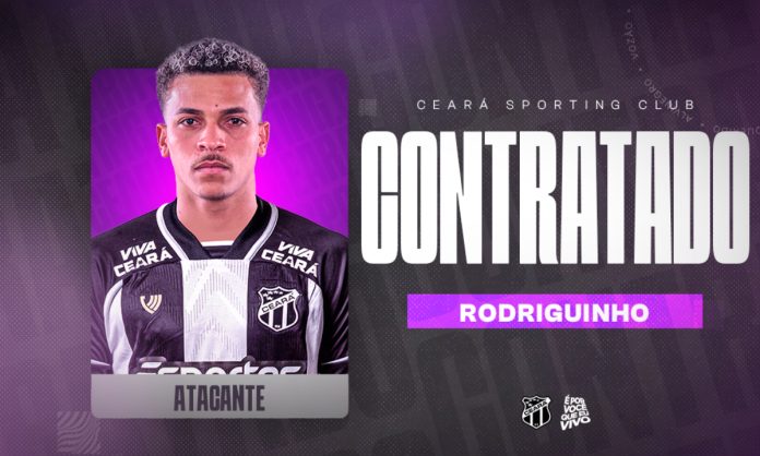 Rodriguinho foi anunciado pelo Ceará nesta quarta-feira (13)