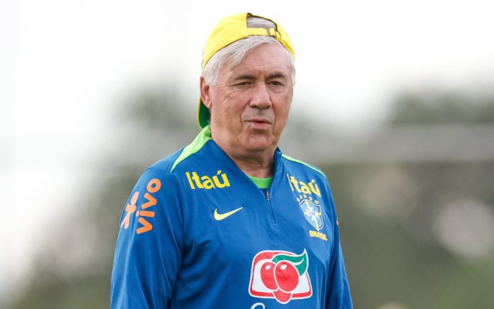 Carlo Ancelotti, técnico da Seleção Brasileira