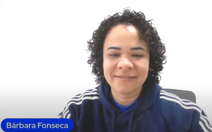 Bárbara Fonseca, diretora do Cruzeiro, em entrevista à Samuca TV