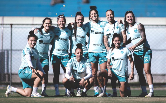 Treino do Cruzeiro Feminino antes de jogo pelo Brasileiro