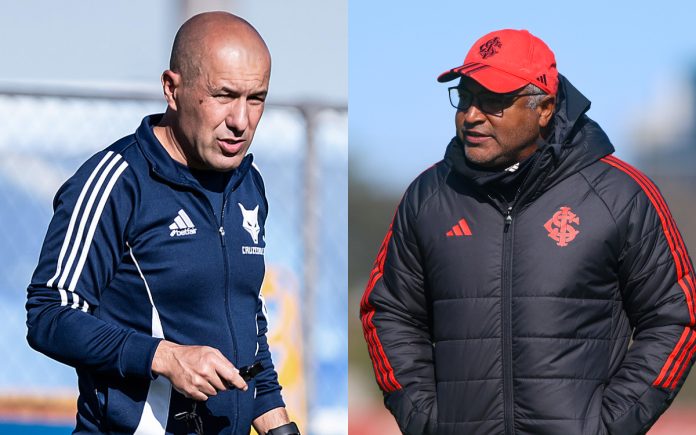 Leonardo Jardim, do Cruzeiro, e Roger Machado, do Inter (Foto: Gustavo Aleixo/Cruzeiro e Ricardo Duarte/Internacional)