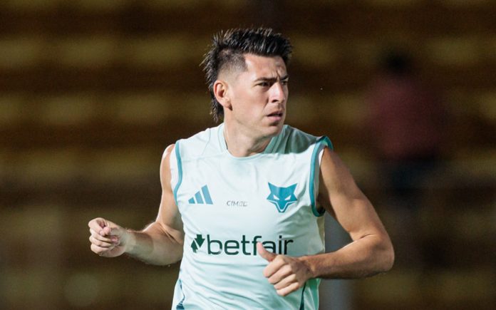 Lucas Villalba, do Cruzeiro, contra o Mirassol