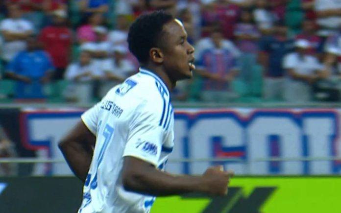 Sinisterra, atacante do Cruzeiro (Foto: Reprodução/Sportv)