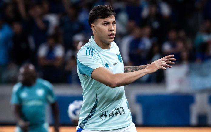 Kaio Jorge, do Cruzeiro, antes de jogo no Mineirão