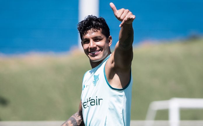 Lucas Romero, volante do Cruzeiro (Foto: Gustavo Aleixo/Cruzeiro)