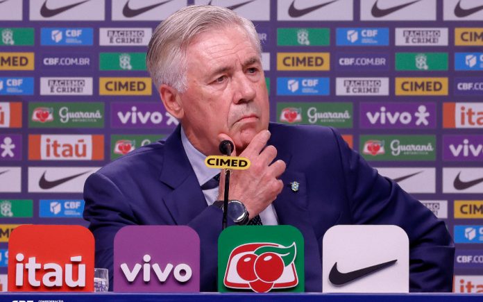 Ancelotti, treinador da Seleção Brasileira (Foto: Rafael Ribeiro/CBF)