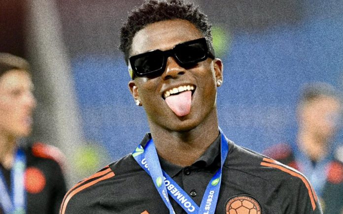 Villareal, atacante do Millionarios, que acertou com o Cruzeiro (Foto: Divulgação/Seleção Colombiana)