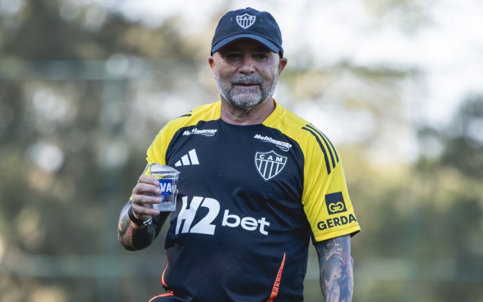 Sampaoli, treinador do Atlético-MG (Foto: Pedro Souza/Atlético-MG)