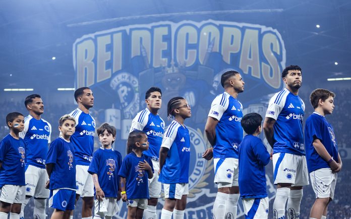 Jogadores do Cruzeiro, no Mineirão (Foto: Gustavo Aleixo/Cruzeiro) Jogadores do Cruzeiro, no Mineirão (Foto: Gustavo Aleixo/Cruzeiro)