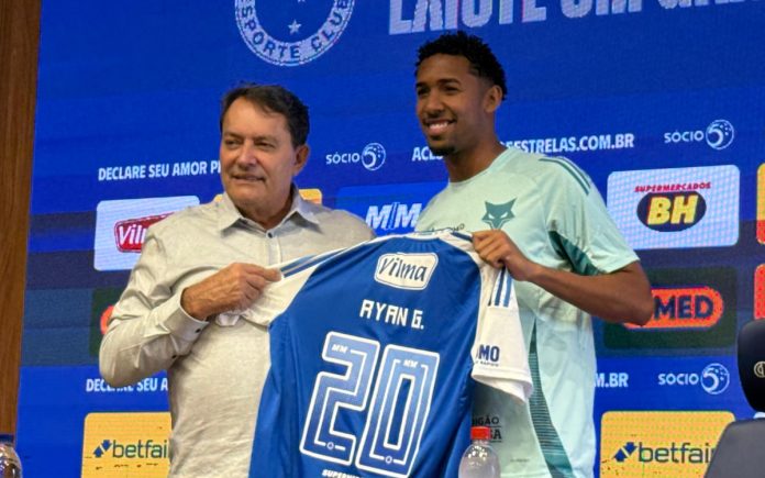 Ryan Guilherme, novo reforço do Cruzeiro (Foto: Thaynara Amaral/Central da Toca)