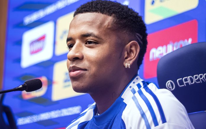 Keny Arroyo, atacante do Cruzeiro (Foto: Gustavo Aleixo/Cruzeiro)