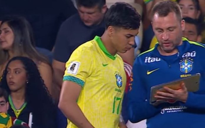 Kaio Jorge, atacante do Cruzeiro, na Seleção (Foto: Reprodução)