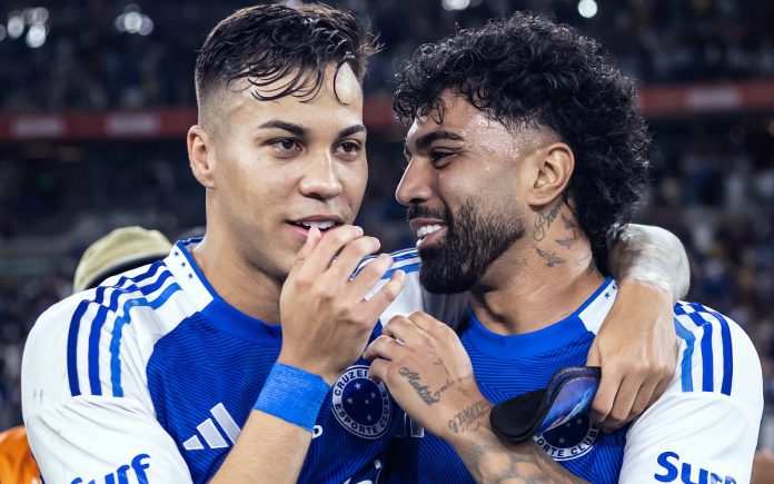 Kaio Jorge e Gabigol, atacantes do Cruzeiro (Foto: Gustavo Aleixo/Cruzeiro)