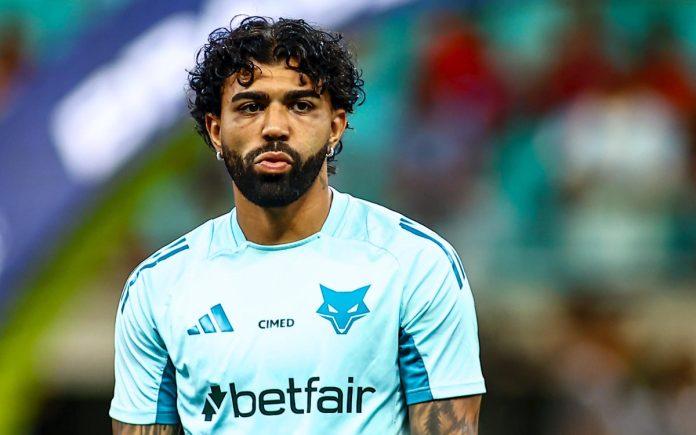 Gabigol chegou ao quinto gol no Brasileirão na vitória sobre o Bahia