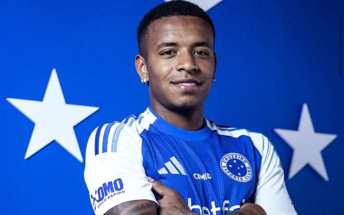 Arroyo, novo atacante do Cruzeiro (Foto: Gustavo Aleixo/Cruzeiro)